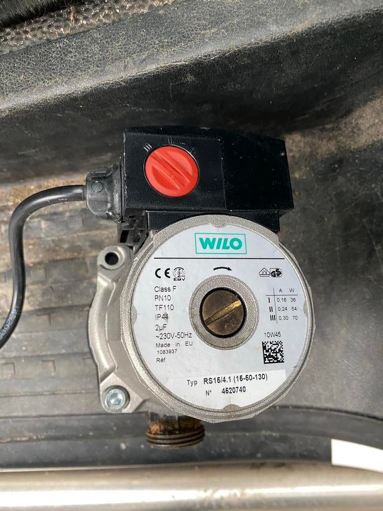Wilo RS15/4.1 Circulatiepomp voor CV-installatie, Ophalen of Verzenden, Gebruikt, Minder dan 200 watt, Cv-ketel of Combi-ketel