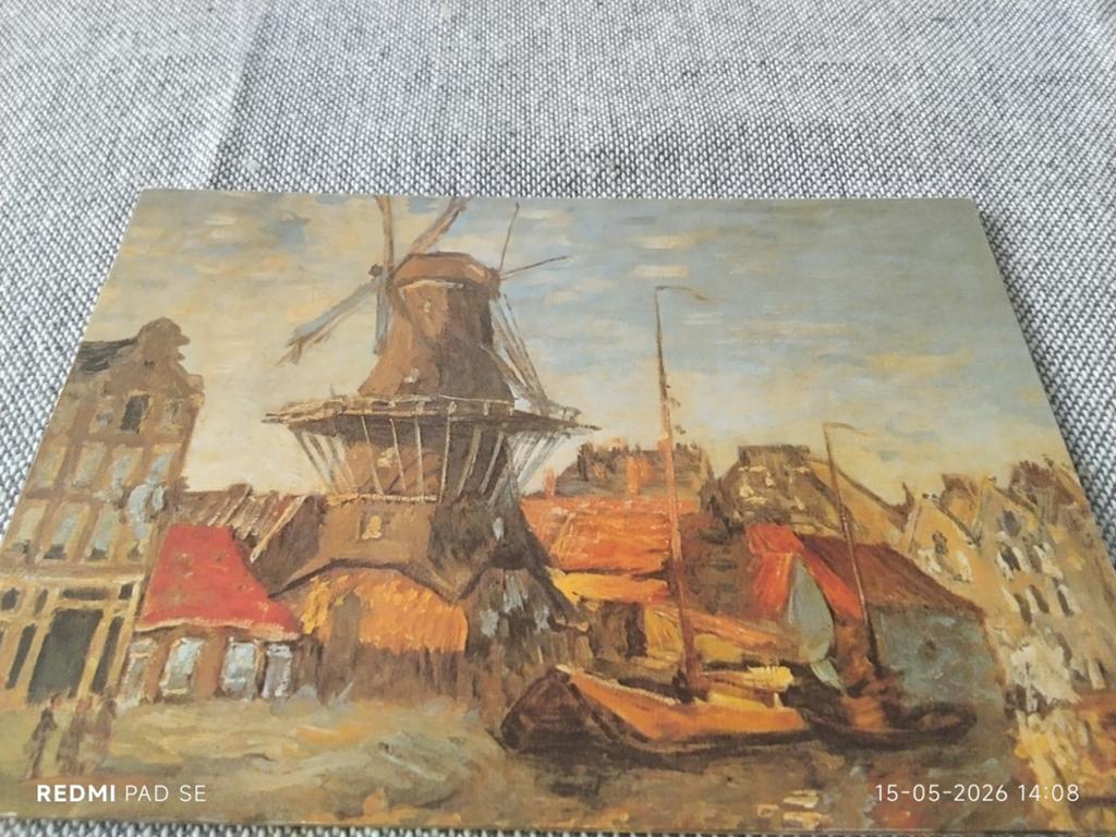Ansichtkaart Claude Monet, Windmolen in Amsterdam, 1874, Ophalen of Verzenden, Voor 1920, Ongelopen