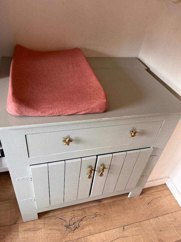 Commode met lade en opbergkast, Ophalen, Gebruikt, 70 cm of meer, 75 tot 100 cm