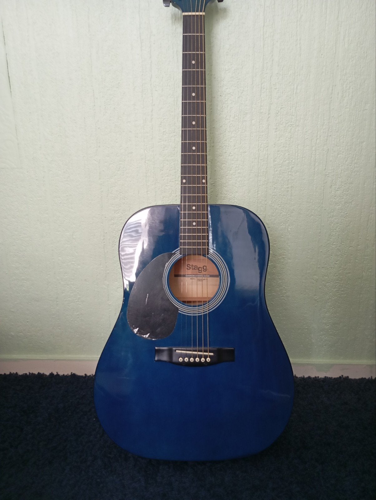 Stagg handmade acoustic guitar linkshandig, Ophalen, Zo goed als nieuw, Klassieke of Spaanse gitaar