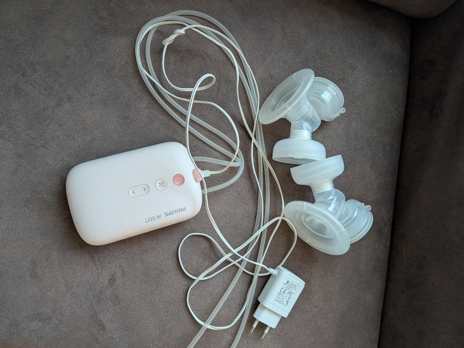 Philips Avent breast pump with bag, Ophalen, Gebruikt, Adapter