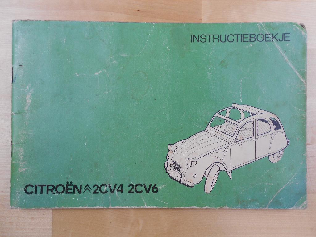 Citroen 2CV Handleiding 1975 Instructieboek Lelijke Eend, Ophalen of Verzenden