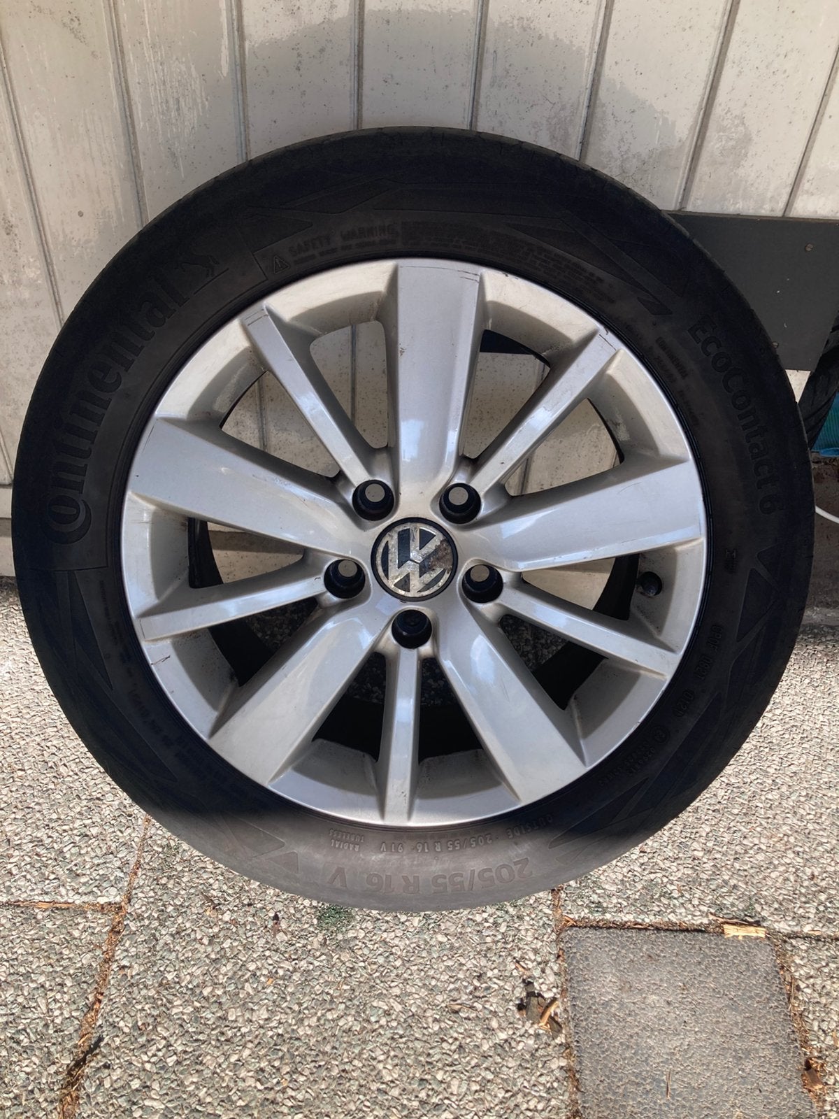 Velgen VW Touran 16 inch, Ophalen