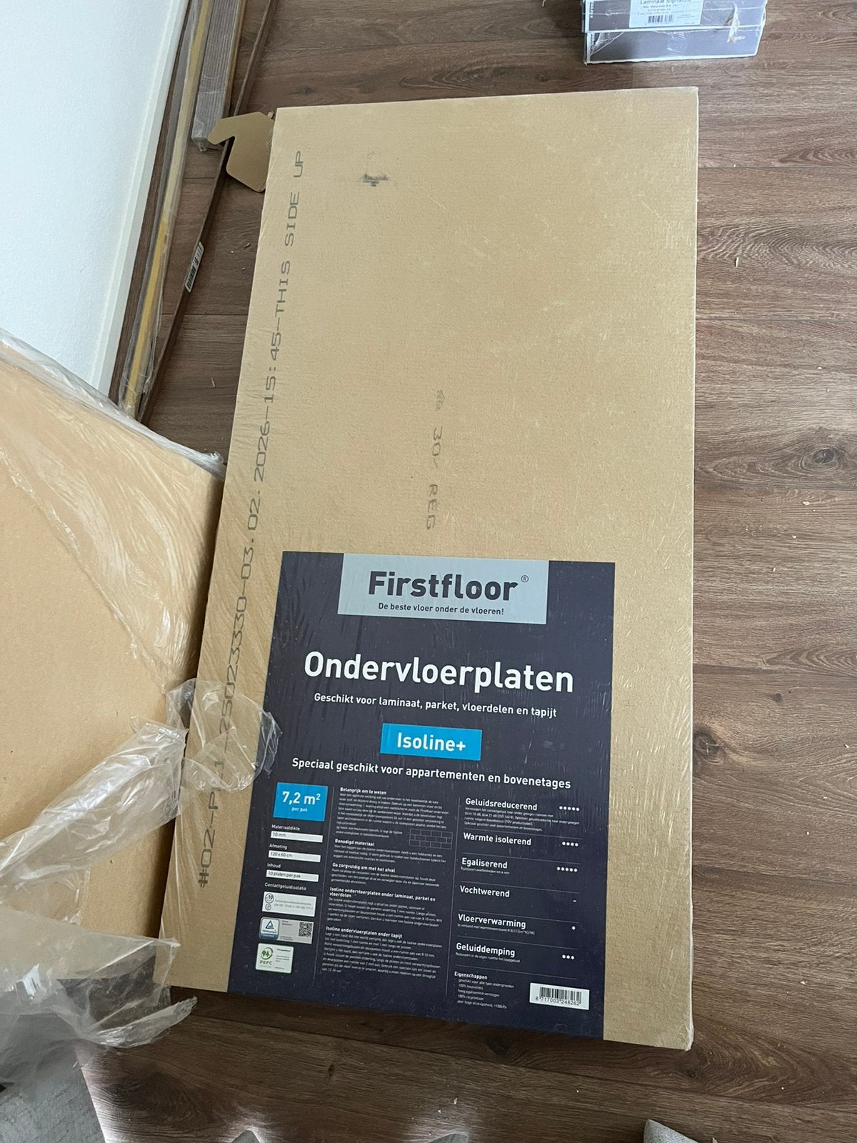 Gamma firstfloor isoline + laminaat ondervloer, Ophalen, Overige materialen, 30 cm of meer, 50 tot 150 cm