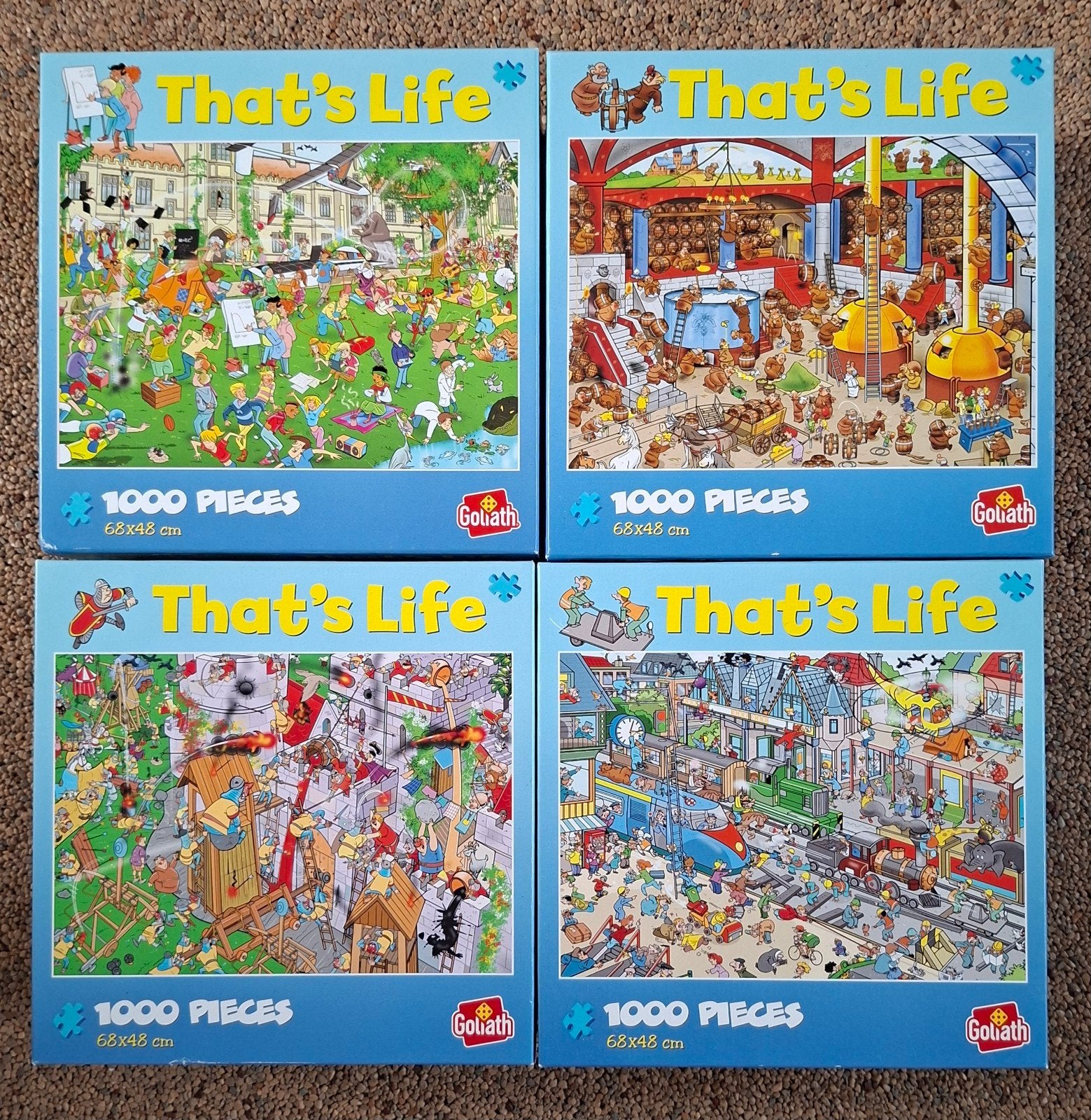 That's Life legpuzzels 1000 stukjes, Ophalen