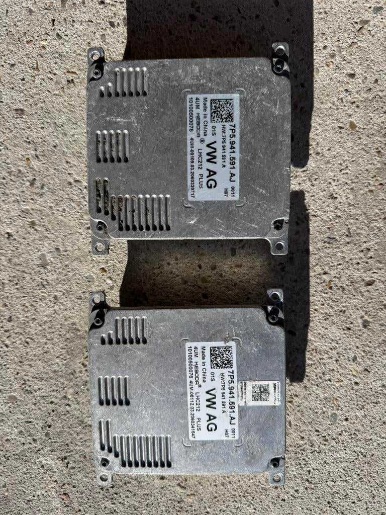 2x Koplampmodule Polo 2G AW Verlichtingscomputer 7P5941591AJ, Auto-onderdelen, Verlichting, Ophalen of Verzenden, Gebruikt, Volkswagen