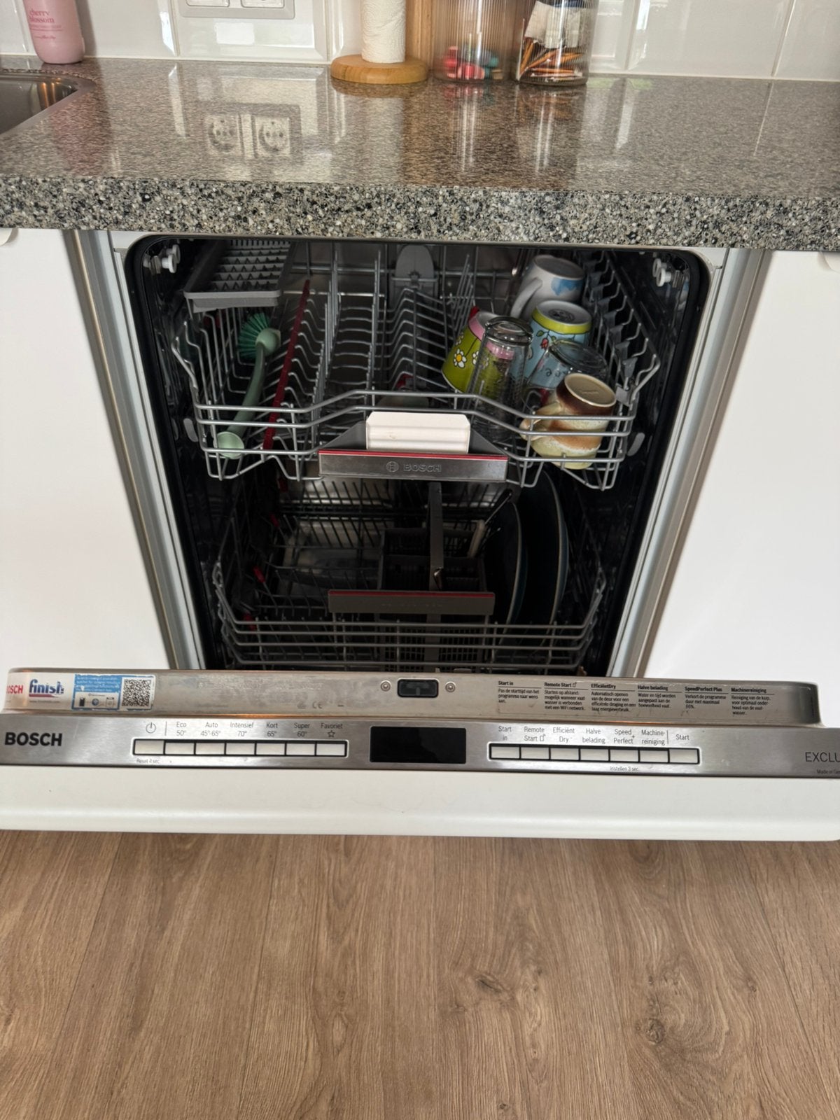Bosch vaatwasser 4 jaar oud, Ophalen, Gebruikt, Inbouw, Minder dan 85 cm