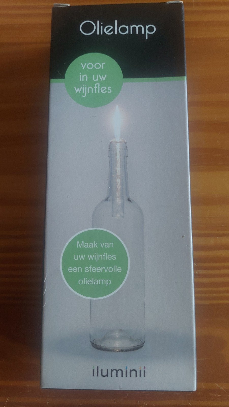 Olieverlichting voor wijnfles - Maak je eigen olielamp, Meerkleurig, Overige stijlen, Nieuw, Ophalen of Verzenden