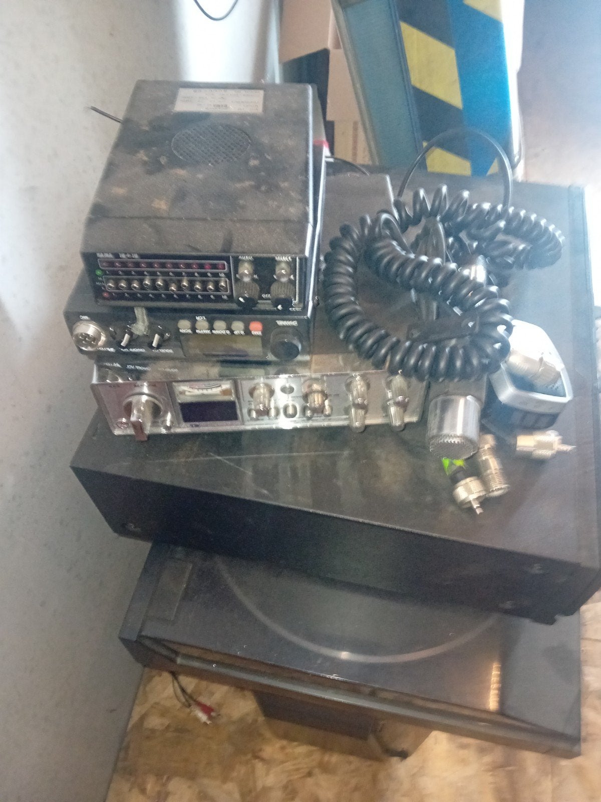 Vintage CB Radio Set - Midland en Rama, Telecommunicatie, Ophalen of Verzenden, Gebruikt, Zender en Ontvanger