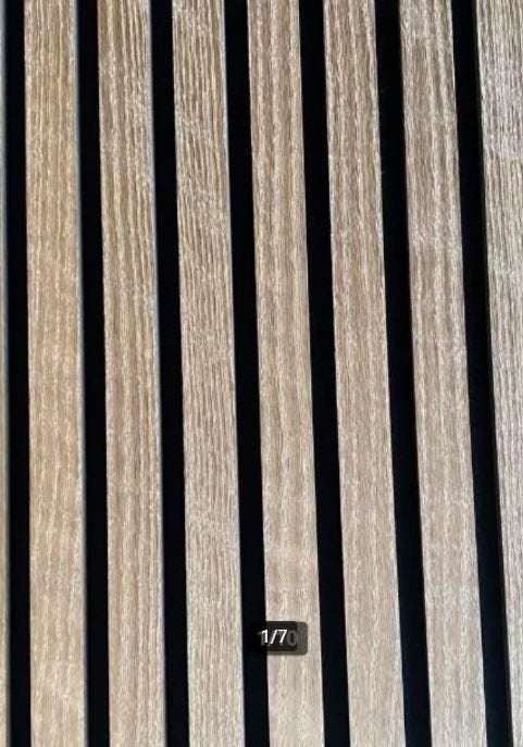 Akupanel Wandpaneel White Oak 270x60cm, Nieuw, Ophalen of Verzenden, Nvt, Nvt