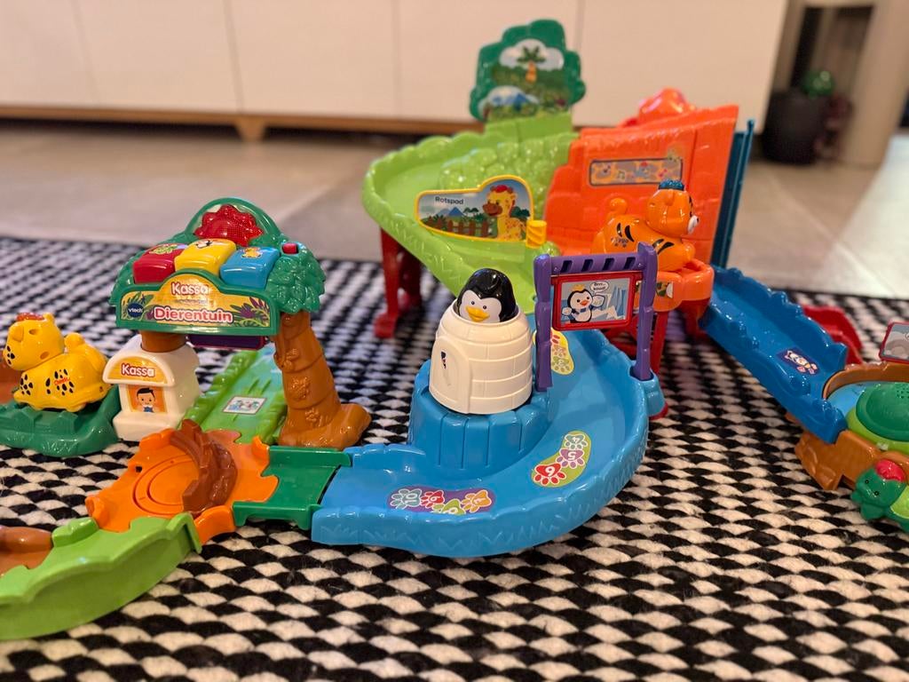 VTech Zoef Zoef Dieren Dierentuin Speelset, Ophalen of Verzenden, Gebruikt, 6 maanden tot 2 jaar