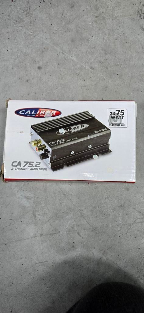 Caliber CA 75.2 2-kanaals versterker - 2x75W, Ophalen of Verzenden, Overige merken
