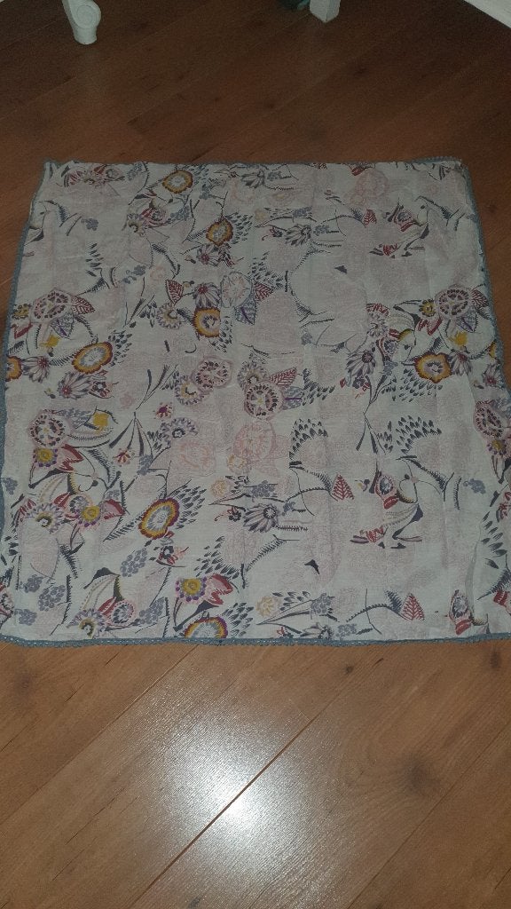 Sjaal: Mooie dames sjaal,  100% cotton  Kleur,, Ophalen, Zo goed als nieuw, Maat 38/40 (M), Sjaal