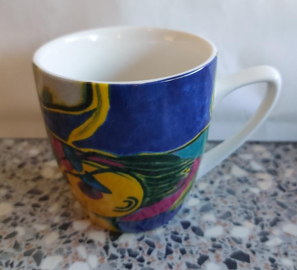 1 Senseo mok beker Corneille met puntig oor, Gebruikt, Ophalen of Verzenden, Overige stijlen, Kop(pen) en/of Schotel(s)