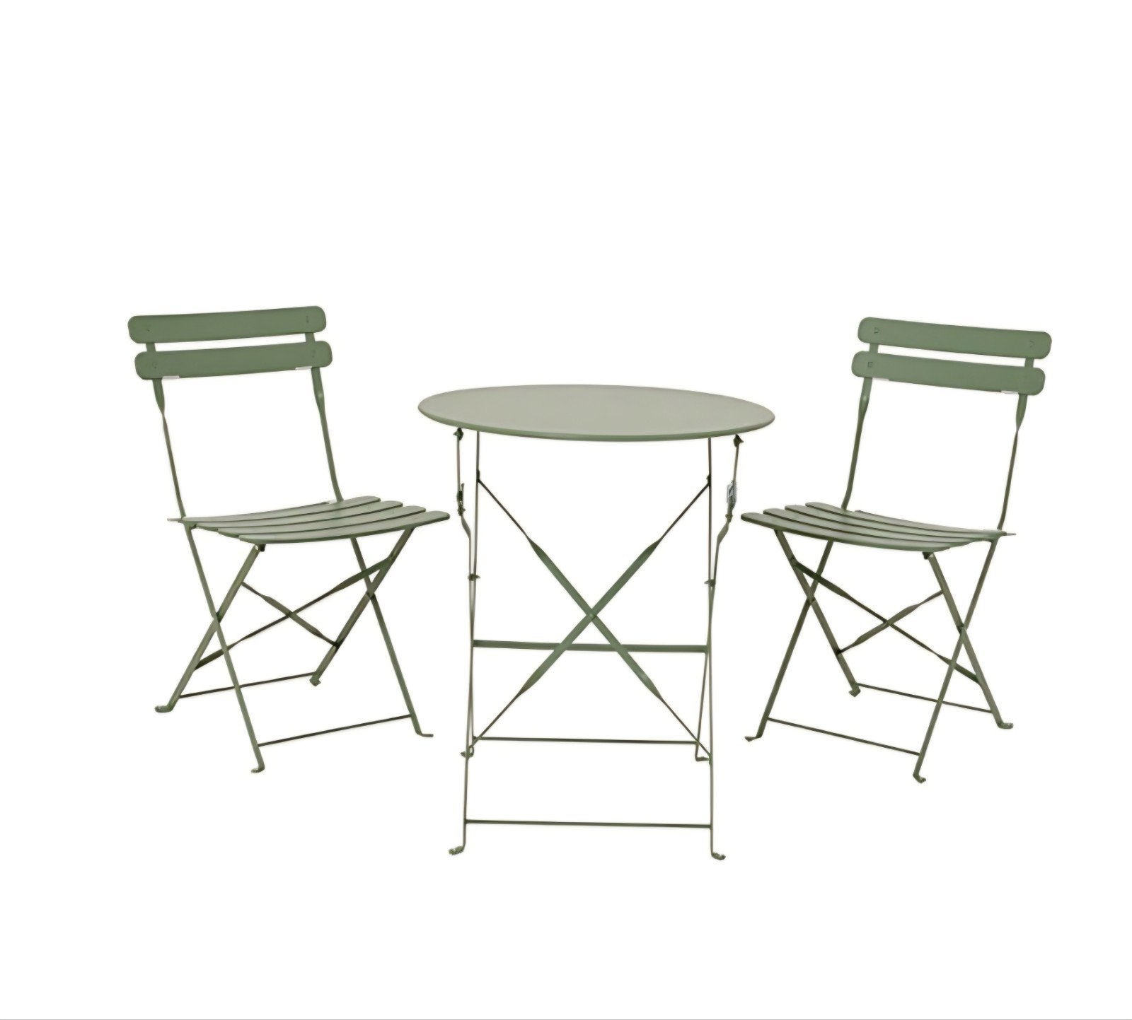 Bistro set groen, Ophalen, 60 tot 90 cm