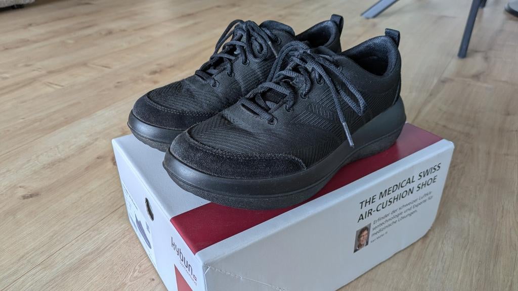 Kybun Bauma 20 dames, maat 39 2/3 zwart, Zwart, Zo goed als nieuw, Kybun, Wandelschoenen