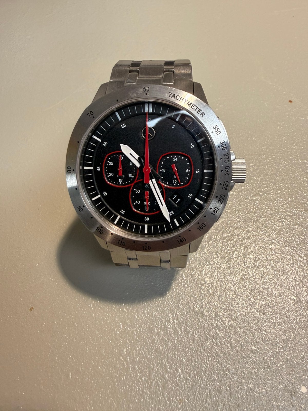 Mercedes motorsport horloge vintage nieuw, Ophalen of Verzenden, Zo goed als nieuw, Overige merken