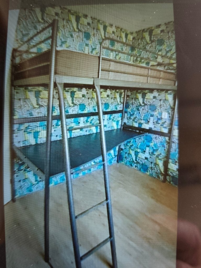 Hoogslaper met bureaublad van Ikea, Ophalen, Gebruikt, 90 cm, Eenpersoons