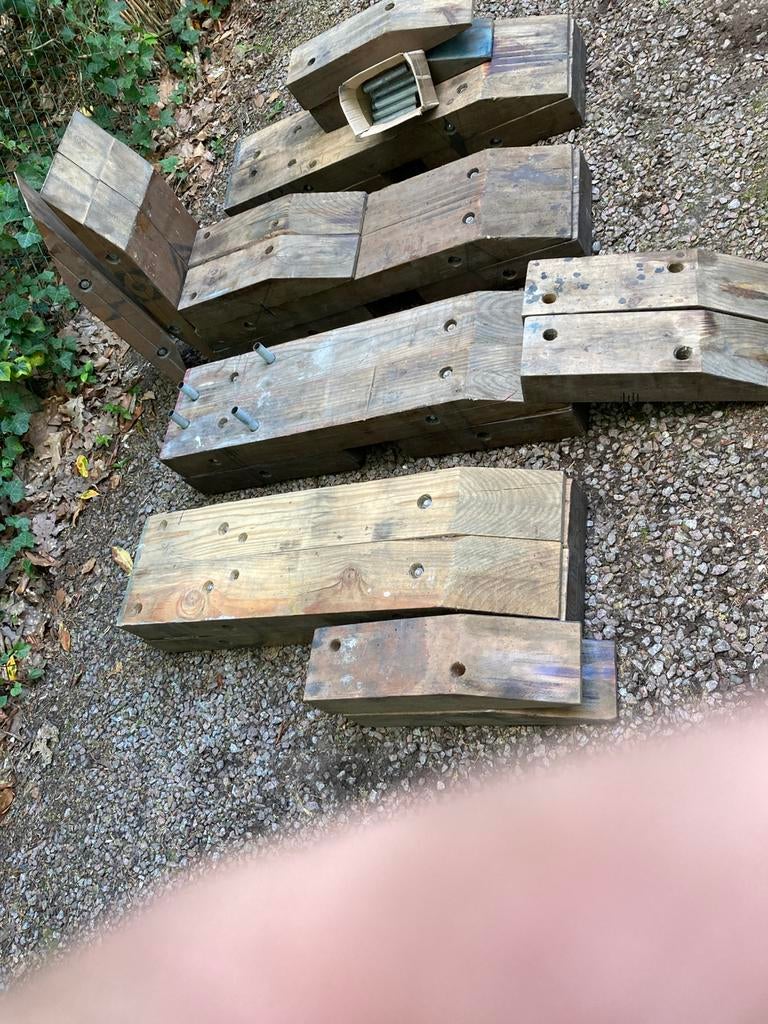 Oprijbokken hout, Ophalen of Verzenden, Gebruikt, Hydraulisch, Garagekrik