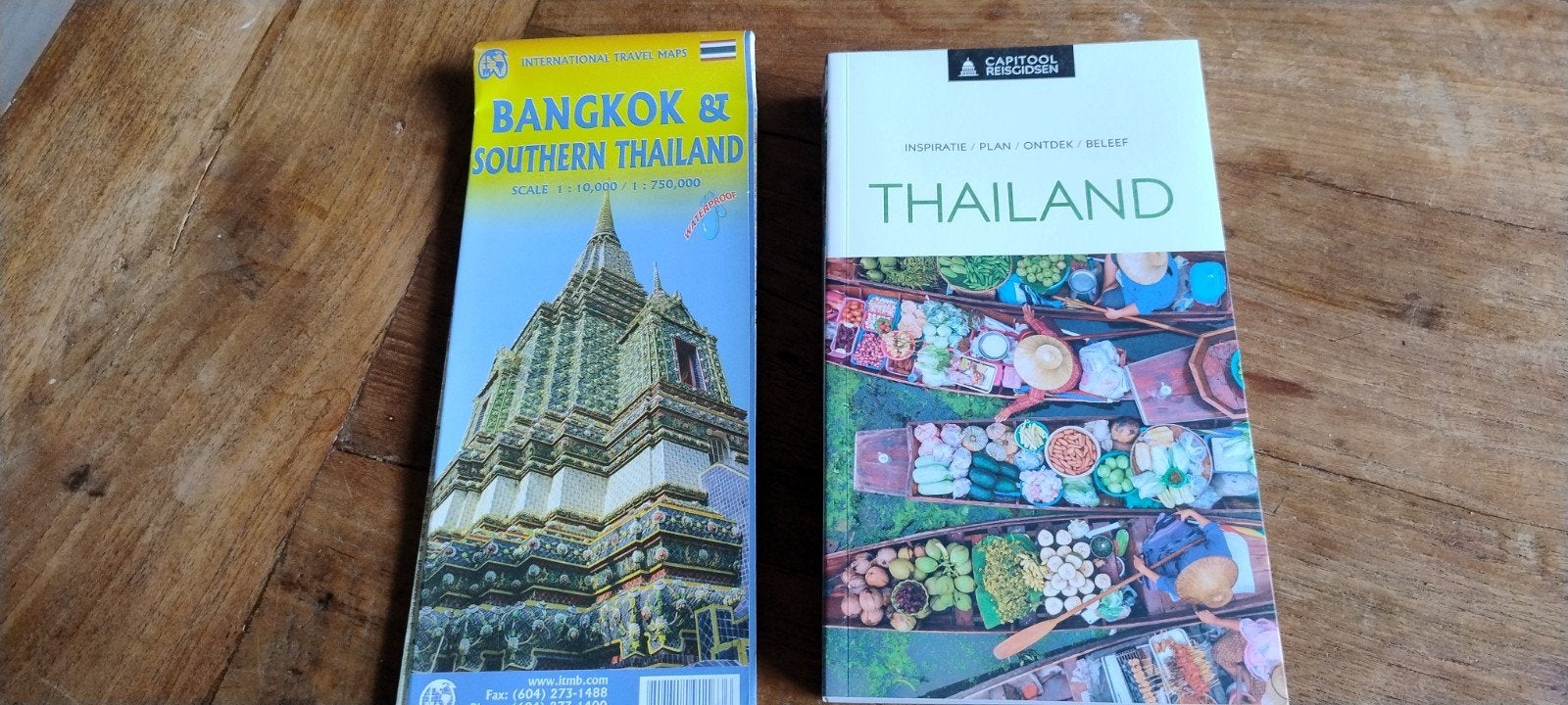 Capitool - Thailand en kaart van Bangkok, Boeken, Capitool, Ophalen of Verzenden, Zo goed als nieuw, Reisgids of -boek