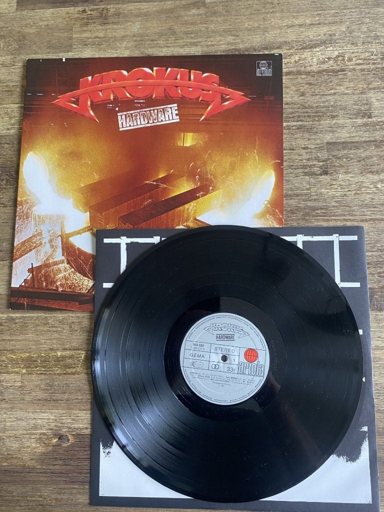 Krokus – Hardware, LP, Ophalen of Verzenden, Zo goed als nieuw, 12 inch