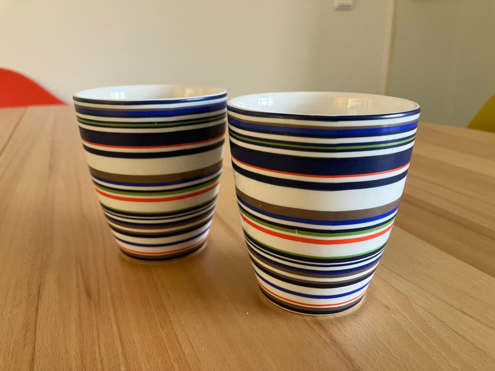 Iittala Origo bekers blauw, Ophalen of Verzenden, Zo goed als nieuw, Overige stijlen, Kop(pen) en/of Schotel(s)