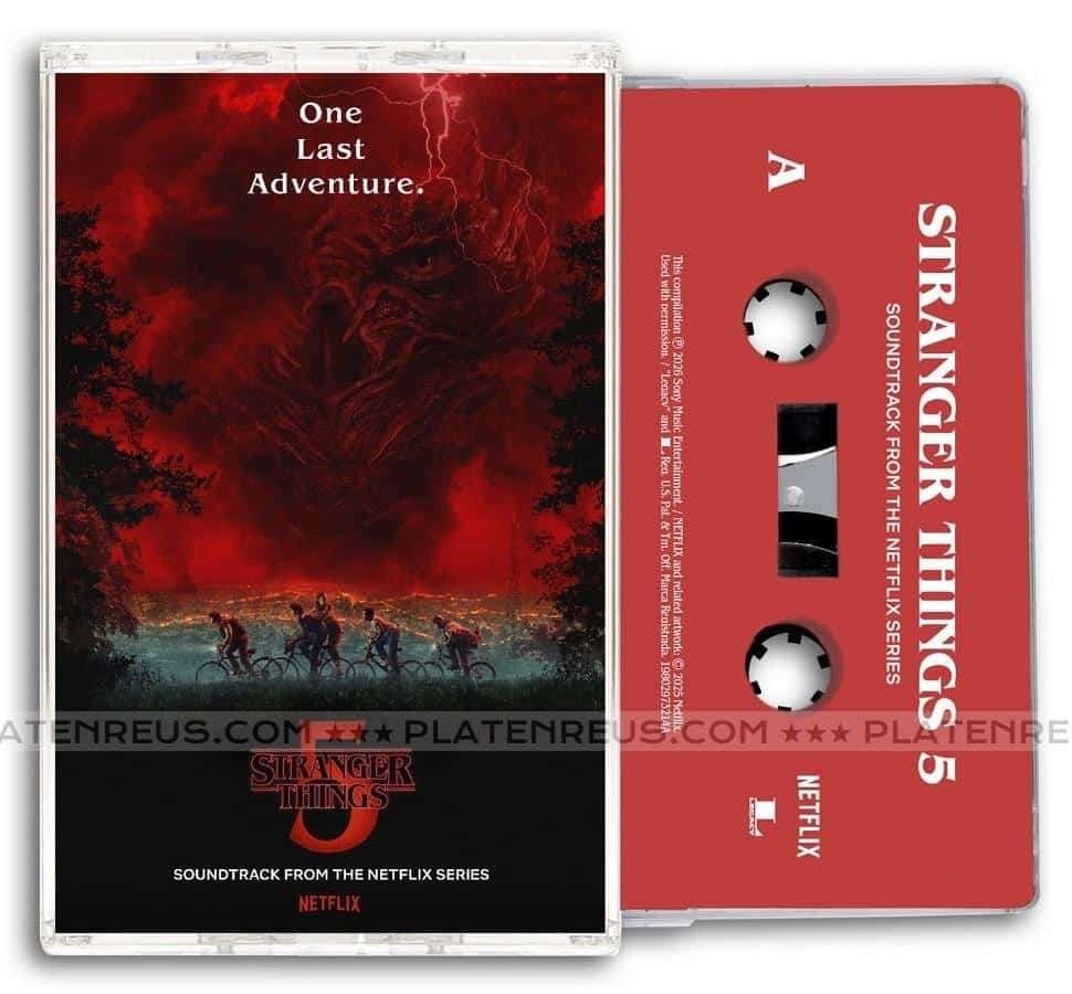 MC Stranger Things 5 * Nieuw * Cassettebandje, Cd's en Dvd's, Cassettebandjes, ., 1 bandje, Ophalen of Verzenden, Voorbespeeld