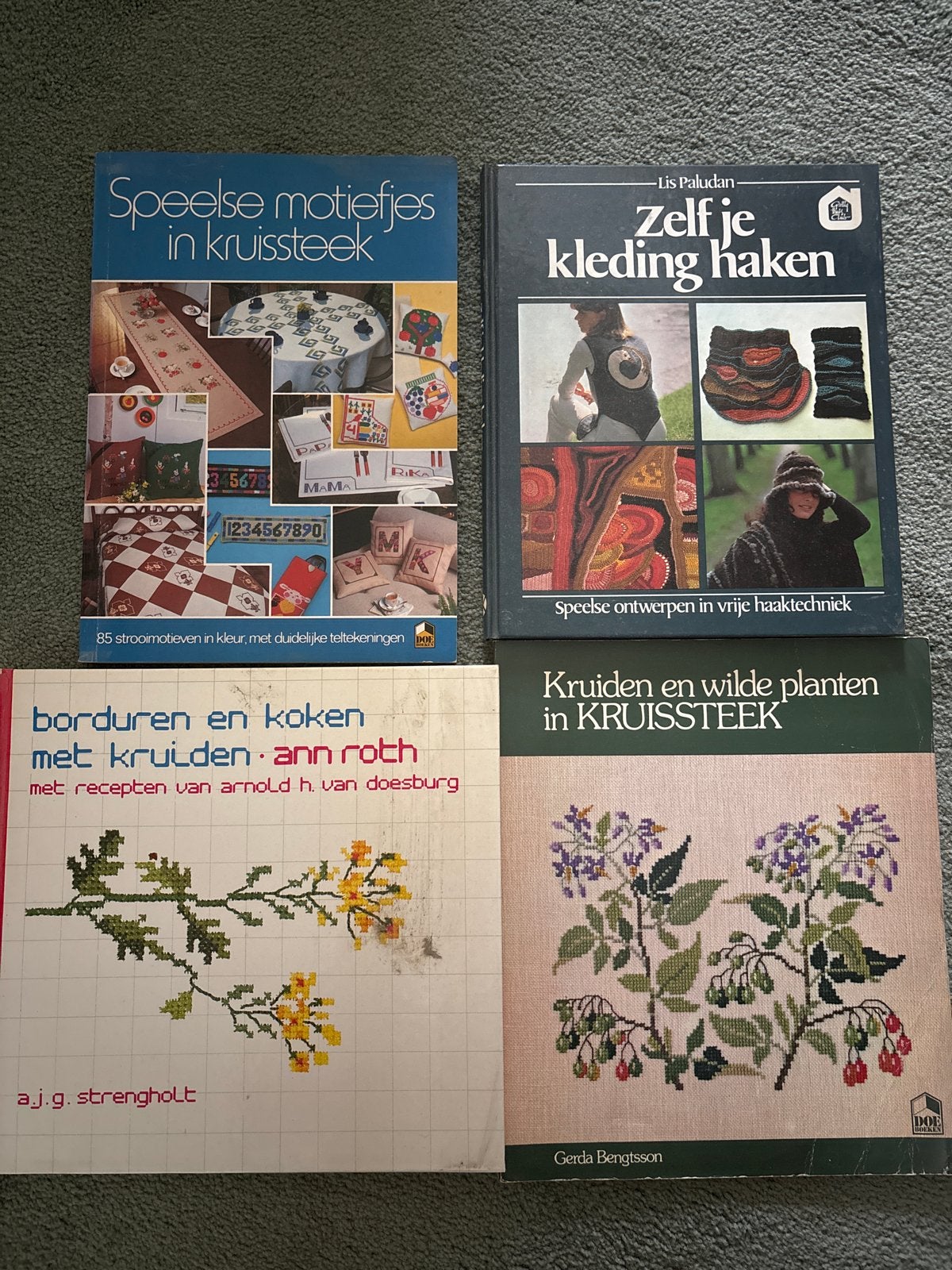 Diverse Handwerkboeken: Borduren, Haken, Breien, Knutselen, Ophalen of Verzenden, Gelezen, Overige onderwerpen