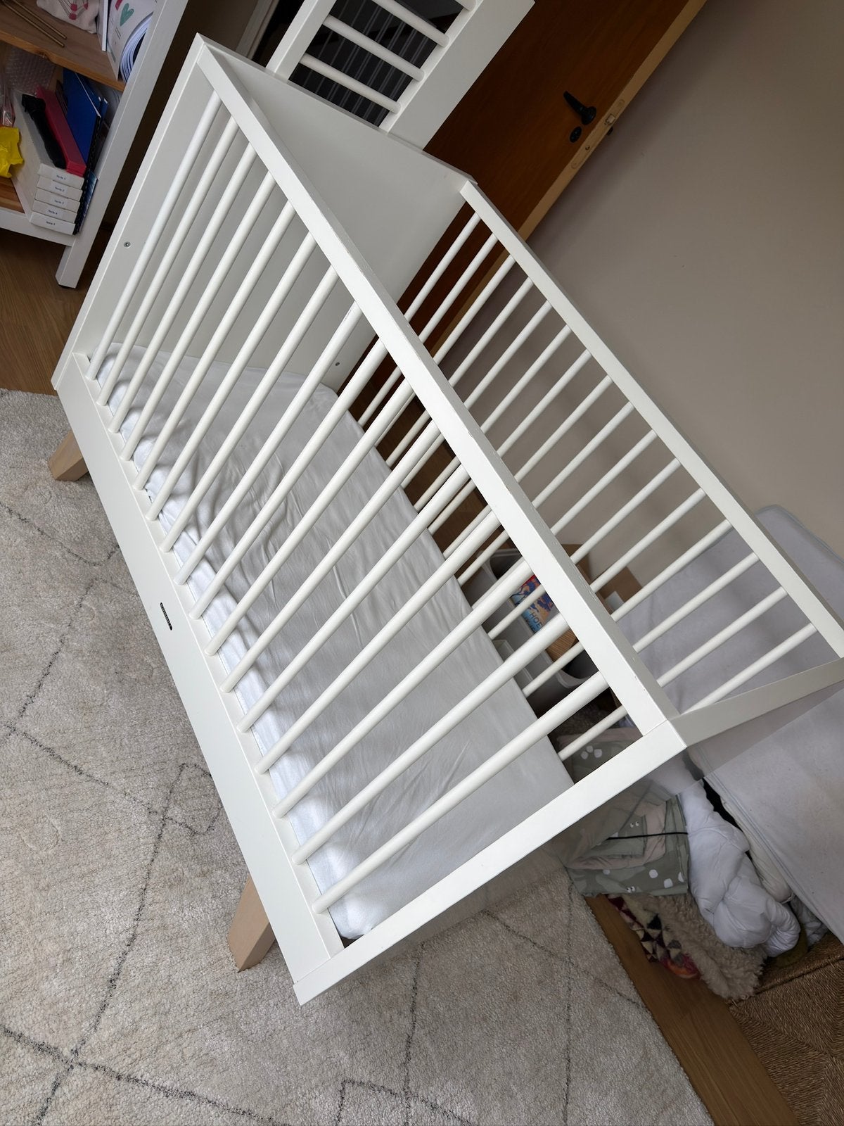 Ledikant - meegroeibed Kidsmill incl matras, Ophalen, Gebruikt