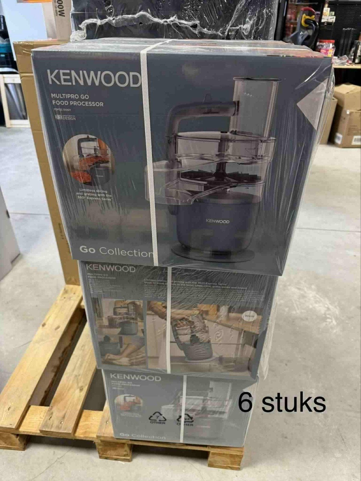 Kenwood MultiPro Go Food Processor - Nieuw in doos, 1 tot 2 liter, Ophalen, Nieuw, 1 snelheid