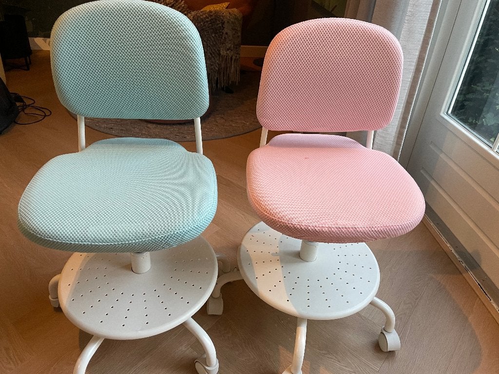Vimund bureaustoelen, Ophalen, Zo goed als nieuw, Roze, Bureaustoel