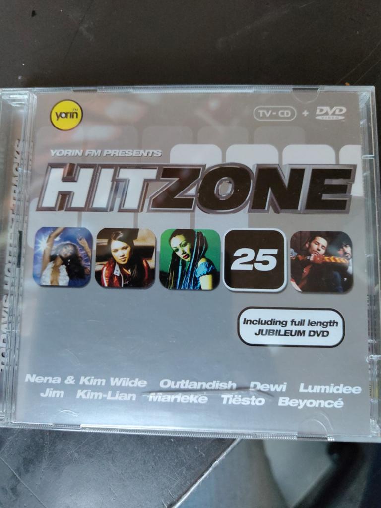 Hitzone 25 TV-CD + DVD met Nena, Tiësto, Beyoncé, Ophalen, Gebruikt, Alle leeftijden, Boxset