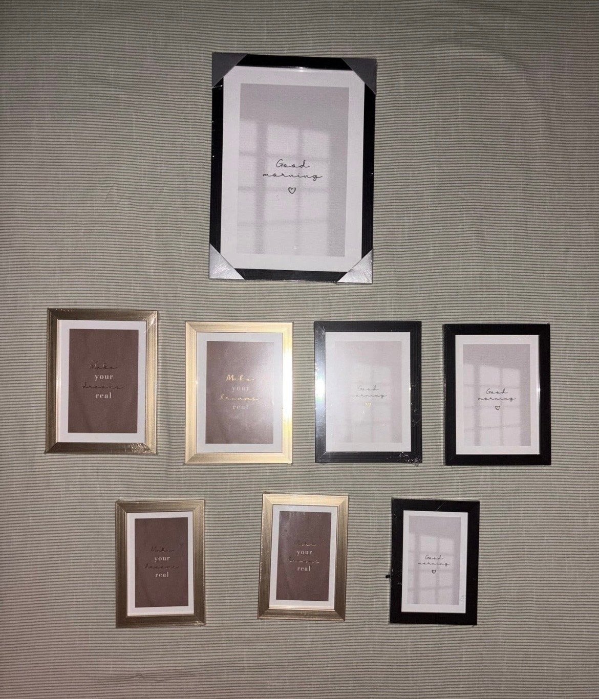 Set van 8 fotolijsten, Nieuw, Ophalen of Verzenden, Fotolijst, Meerkleurig