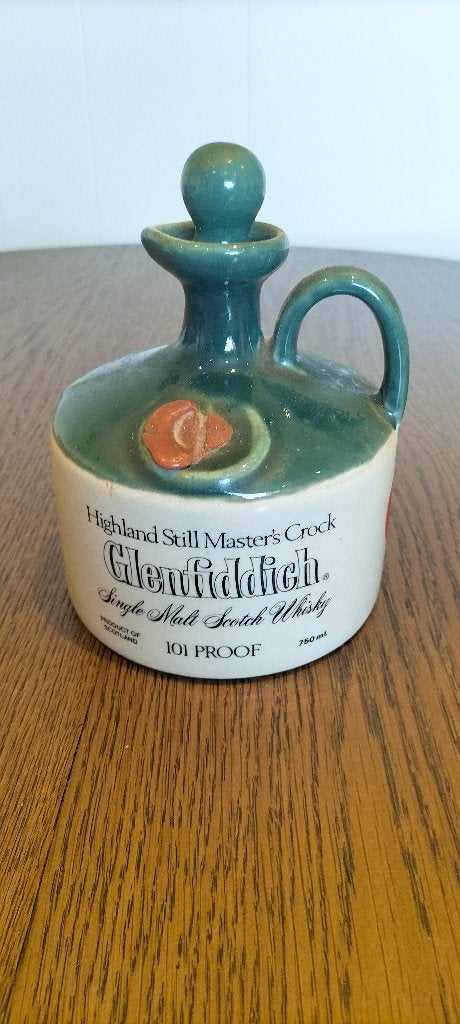 Whisky Kruik Glenfiddich Highland Still Master's Crock, Verzamelen, Ophalen of Verzenden, Gebruikt, Gebruiksvoorwerp