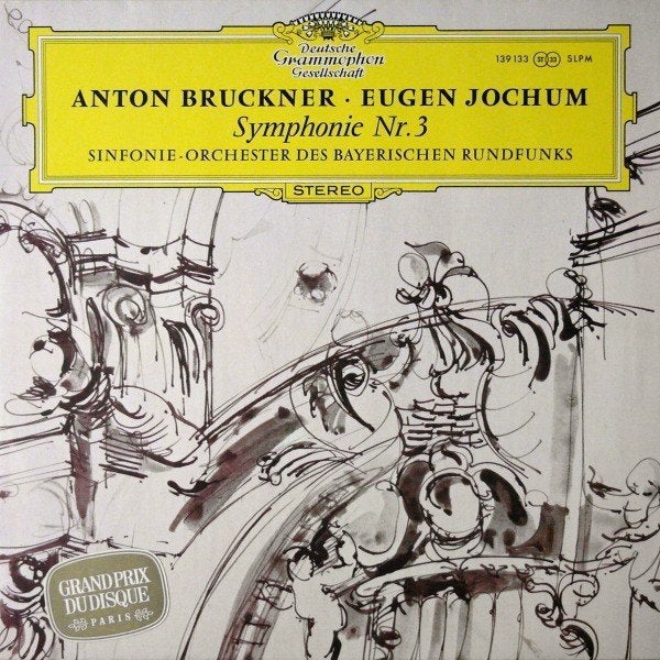 LP - Bruckner - Symphonie Nr.3 - Eugen Jochum, LP, Ophalen of Verzenden, Zo goed als nieuw, Romantiek