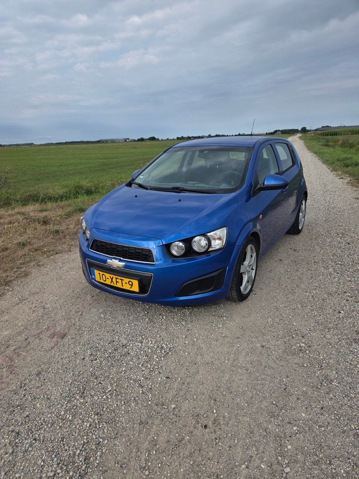 Chevrolet Aveo 1.3D 5-DEURS 2012 Blauw, Auto's, Chevrolet, 28 km/l, Aveo, Blauw, Origineel Nederlands