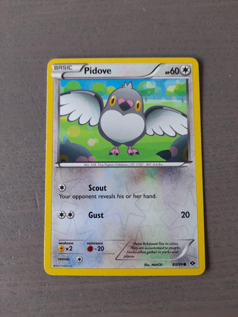 Next destinies 83/99 pidove reverse, Ophalen of Verzenden, Zo goed als nieuw, Losse kaart, Foil