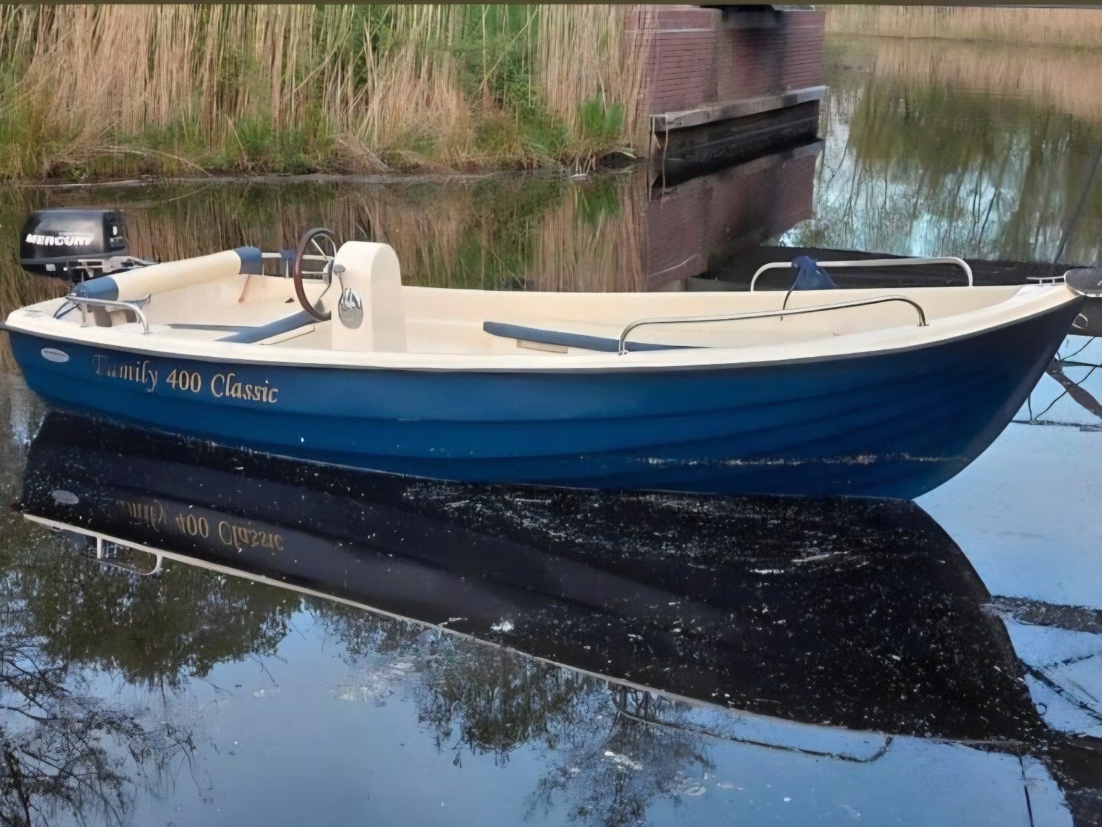 Family 400 Classic sloep met buitenboordmotor 5pk trailer, Watersport en Boten, Trailer, Ophalen, Overige merken, Overige typen