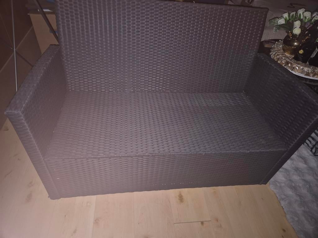 Wicker Tuinbank 120cm - Jutlandia, Ophalen, Gebruikt, Wicker