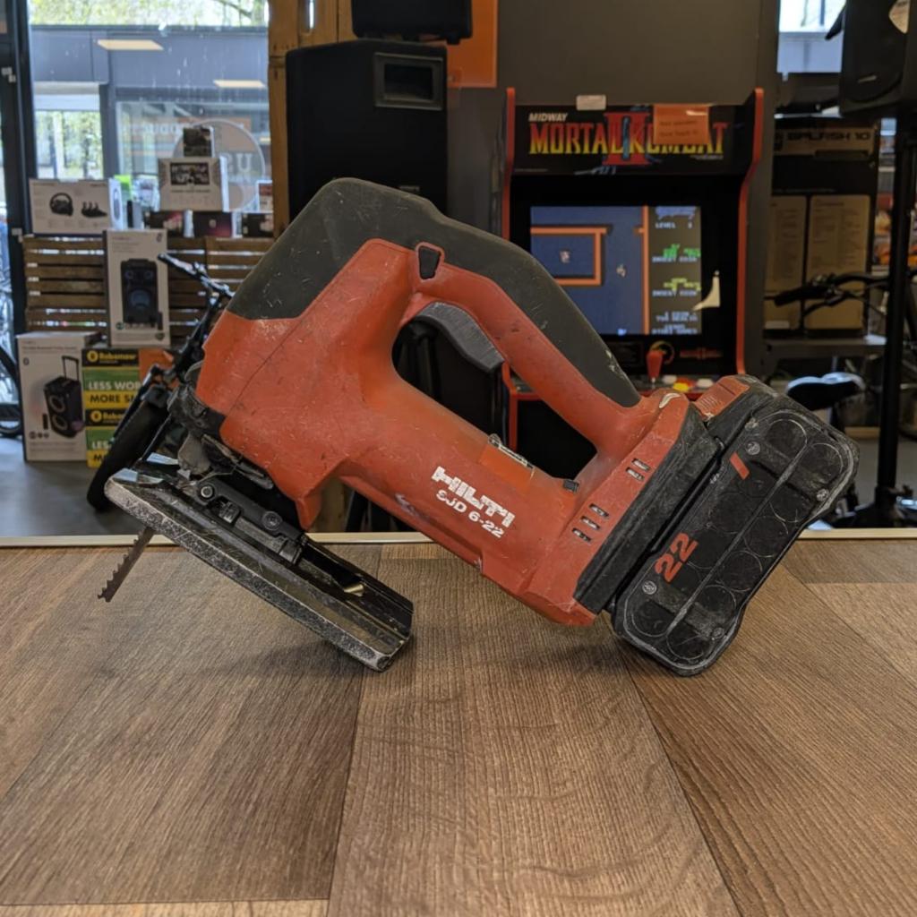 HILTI SJD 6-22 Decoupeerzaag Incl B 22-110 Accu, Doe-het-zelf en Verbouw, Gereedschap | Zaagmachines, Hilti, Zo goed als nieuw