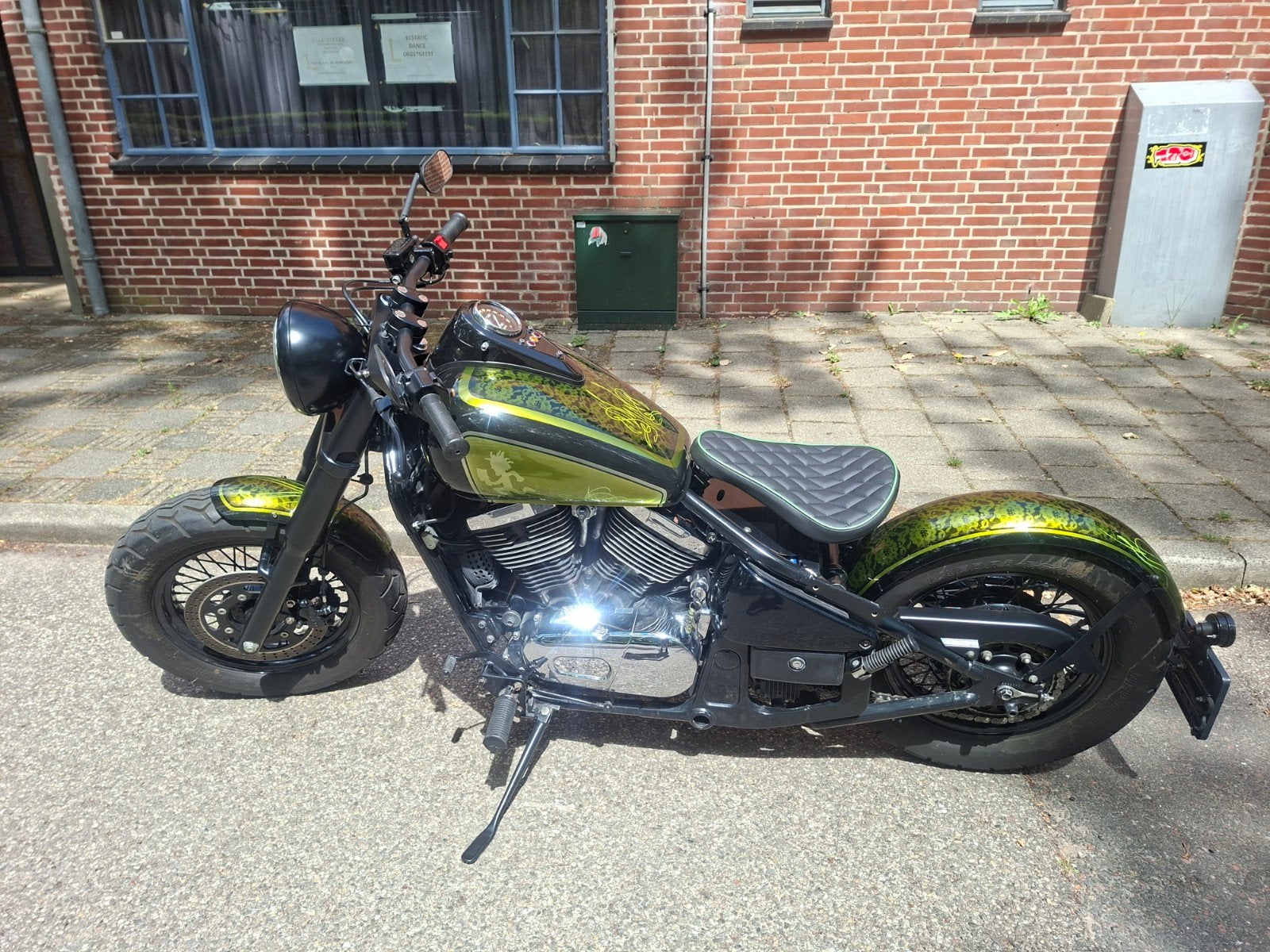 Kawasaki VN800 Classic | Bobber - Unieke Custom Paint, 2 cilinders, Gebruikt, Particulier, 800 cc