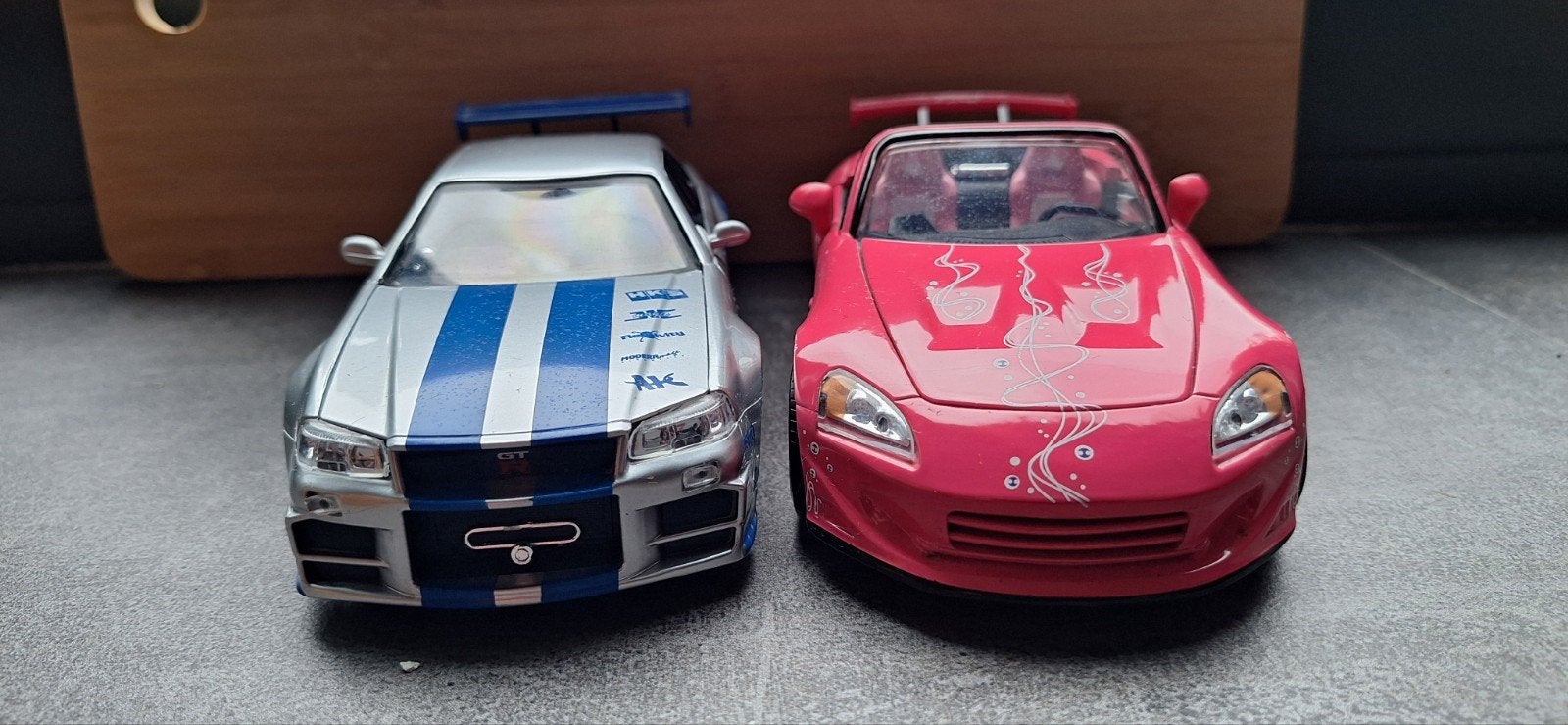 The fast and the furious schaal model auto's, Ophalen of Verzenden, Zo goed als nieuw, ERTL