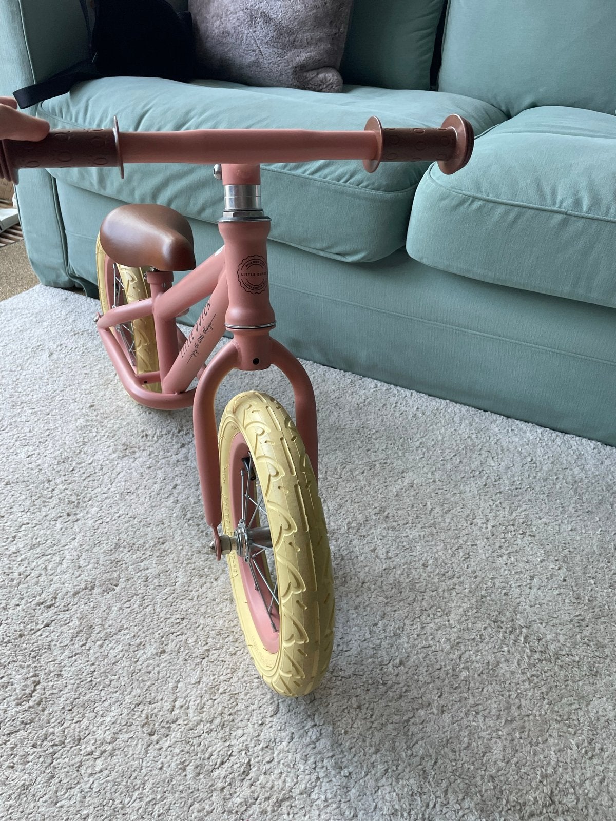 Little Dutch loopfiets roze, Ophalen, Zo goed als nieuw, Minder dan 16 inch