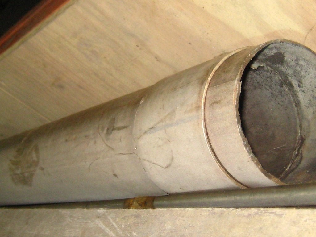 RVS buis 110 mm, Ophalen, Gebruikt, Motor en Techniek, Zeilboot of Motorboot