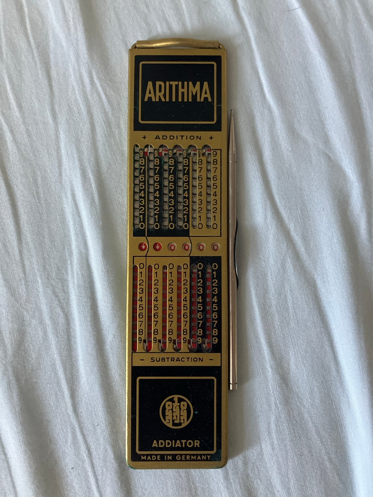 Arithma Addiator rekenmachine, Ophalen of Verzenden