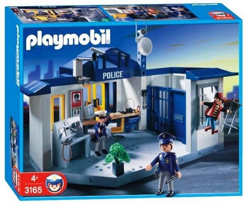 Playmobil Politiebureau 3165 - Compleet met figuren, Ophalen, Gebruikt, Gebouw, Complete set