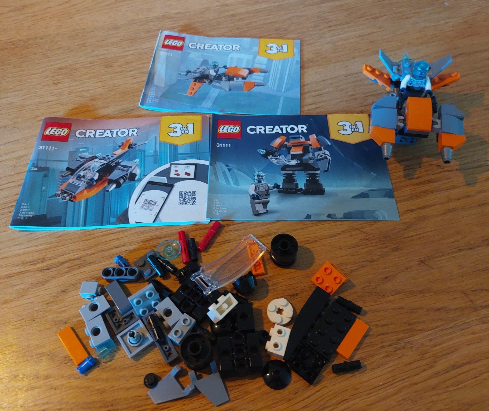 LEGO Creator, Set 31111, Cyber Drone 3-in-1, Ophalen, Lego, Compleet, Zo goed als nieuw