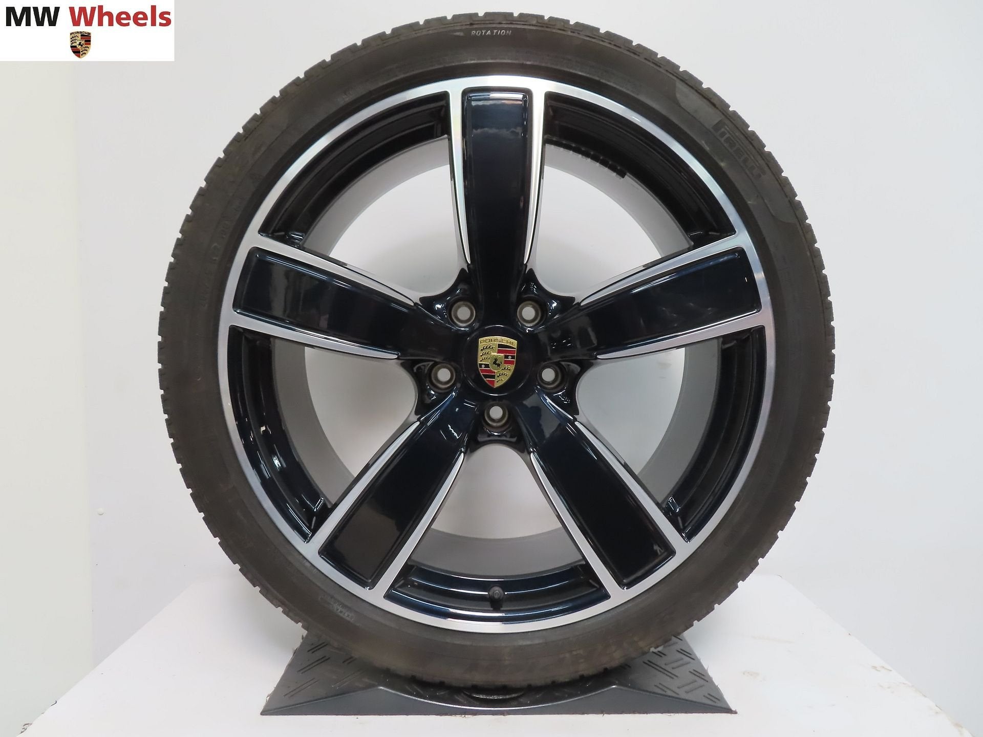 Originele Porsche Cayenne SUV 22 inch velgen winterbanden, Gebruikt, -, 285 mm, -