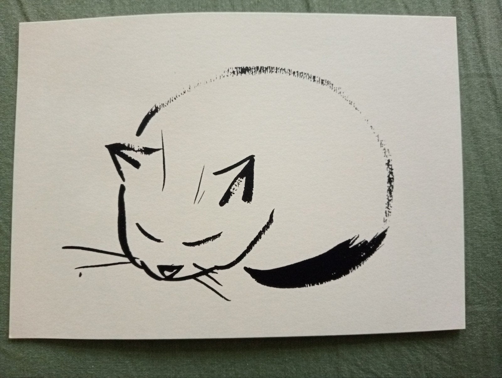 Anne Versteyne litho kat poes 1998, Ophalen of Verzenden