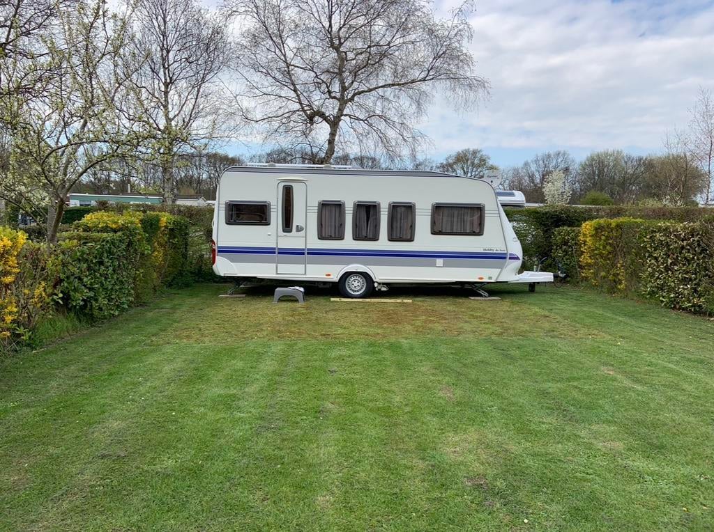 Hobby 520 tmf de luxe / mover / nieuwe voortent walker, Mover, Vast bed, Rondzit, Hobby